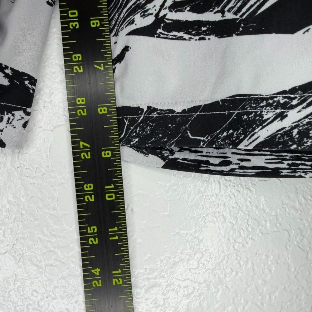 Nike Dri-Fit XL Black and Gray Abstract Print Basketball Shorts 481 - Picture 3 of 7